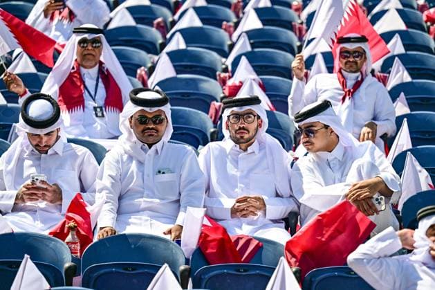 Qatar s supporters pictured before a soccer game between Bosnia and Herzegovina and Qatar, on Wednesday 24 June 2026 in Seattle, the third and last day in the group stage, in group B of the FIFA World Cup, WM, Weltmeisterschaft, Fussball 2026 in the United States of America. DIRKxWAEM  x179150528x