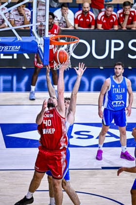 IPA86017728 - ITALY - CROATIA Friendly Match June 23, 2026 Photo by Mitja Emili during the Italy vs. Croatia basketball exhibition game in Gorizia, Italy, June 24, 2026  Copyright: xMitjaxEmili IPAxSportx xx 86017728