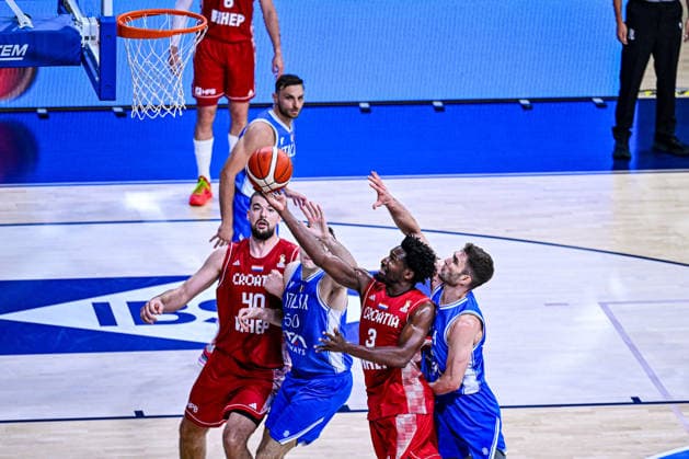 IPA86017729 - ITALY - CROATIA Friendly Match June 23, 2026 Photo by Mitja Emili during the Italy vs. Croatia basketball exhibition game in Gorizia, Italy, June 24, 2026  Copyright: xMitjaxEmili IPAxSportx xx 86017729