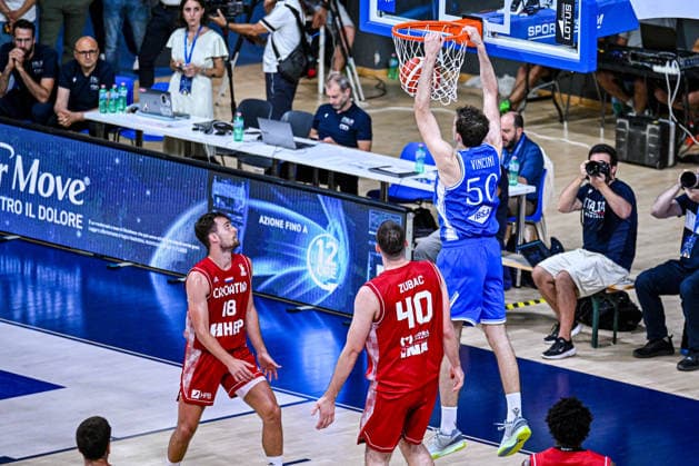 IPA86017753 - ITALY - CROATIA Friendly Match June 23, 2026 Photo by Mitja Emili during the Italy vs. Croatia basketball exhibition game in Gorizia, Italy, June 24, 2026  Copyright: xMitjaxEmili IPAxSportx xx 86017753