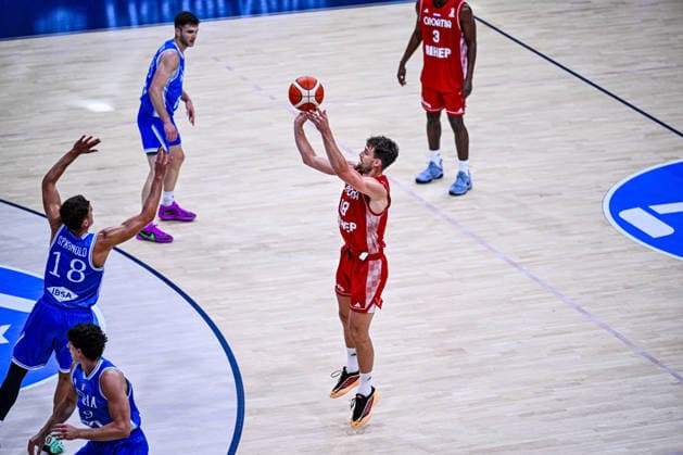 IPA86017731 - ITALY - CROATIA Friendly Match June 23, 2026 Photo by Mitja Emili during the Italy vs. Croatia basketball exhibition game in Gorizia, Italy, June 24, 2026  Copyright: xMitjaxEmili IPAxSportx xx 86017731