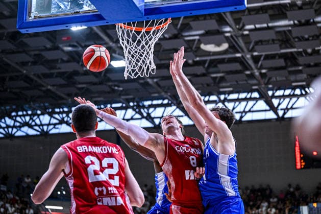 IPA86017733 - HEZONJA Mario of Croatia ITALY - CROATIA Friendly Match June 23, 2026 Photo by Mitja Emili during the Italy vs. Croatia basketball exhibition game in Gorizia, Italy, June 24, 2026  Copyright: xMitjaxEmili IPAxSportx xx 86017733