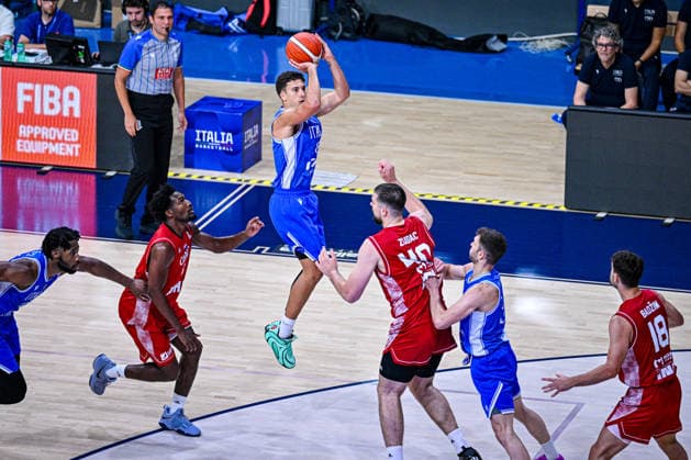 IPA86017736 - ITALY - CROATIA Friendly Match June 23, 2026 Photo by Mitja Emili during the Italy vs. Croatia basketball exhibition game in Gorizia, Italy, June 24, 2026  Copyright: xMitjaxEmili IPAxSportx xx 86017736