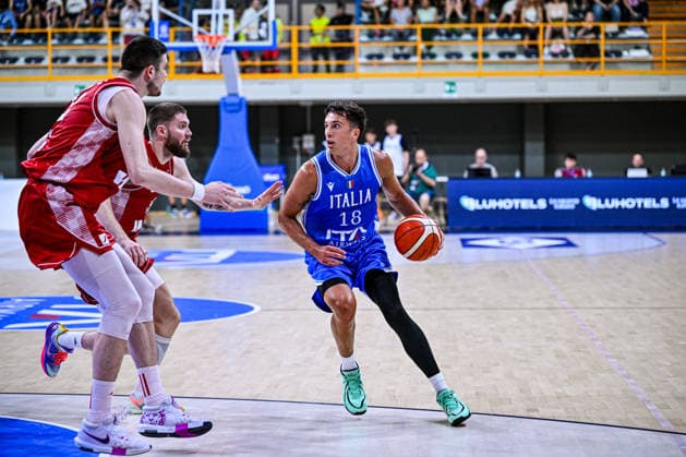 IPA86017739 - ITALY - CROATIA Friendly Match June 23, 2026 Photo by Mitja Emili during the Italy vs. Croatia basketball exhibition game in Gorizia, Italy, June 24, 2026  Copyright: xMitjaxEmili IPAxSportx xx 86017739
