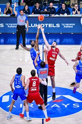 IPA86017742 - ITALY - CROATIA Friendly Match June 23, 2026 Photo by Mitja Emili during the Italy vs. Croatia basketball exhibition game in Gorizia, Italy, June 24, 2026  Copyright: xMitjaxEmili IPAxSportx xx 86017742