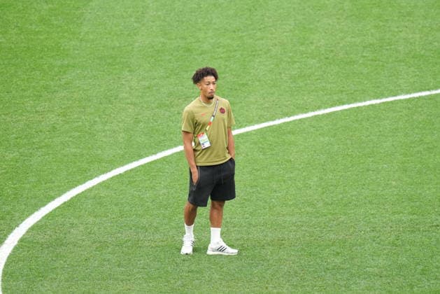 Switzerland v Canada - FIFA World Cup, WM, Weltmeisterschaft, Fussball 2026 - Group B VANCOUVER, CANADA - JUNE 24: Nathan-Dylan Saliba of Canada is seen prior the 2026 FIFA World Cup Group B match between Switzerland and Canada at BC Place Stadium in Vancouver, Canada, on June 24, 2026. Ercin Erturk Anadolu British Columbia Canada. Editorial use only. Please get in touch for any other usage.  Copyright: x2026xAnadoluxErcinxErturkx