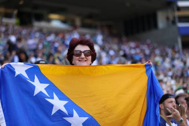 Bosnia and Herzegovina v Qatar - FIFA World Cup, WM, Weltmeisterschaft, Fussball 2026 - Group B SEATTLE, USA - JUNE 24: Fans gather prior the 2026 FIFA World Cup First Stage Group B match between Bosnia and Herzegovina and Qatar at Lumen Field (Seattle Stadium) in Seattle, Washington, United States on June 24, 2026. Samah Zidan Anadolu Washington United States. Editorial use only. Please get in touch for any other usage.  Copyright: x2026xAnadoluxSamahxZidanx