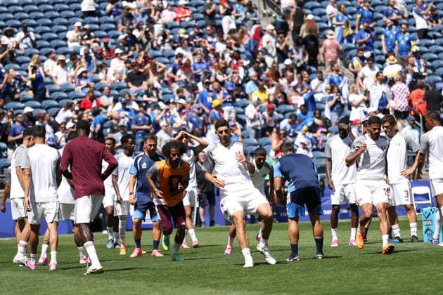 Bosnia and Herzegovina v Qatar - FIFA World Cup, WM, Weltmeisterschaft, Fussball 2026 - Group B SEATTLE, USA - JUNE 24: Players warm up prior the 2026 FIFA World Cup First Stage Group B match between Bosnia and Herzegovina and Qatar at Lumen Field (Seattle Stadium) in Seattle, Washington, United States on June 24, 2026. Samah Zidan Anadolu Washington United States. Editorial use only. Please get in touch for any other usage.  Copyright: x2026xAnadoluxSamahxZidanx