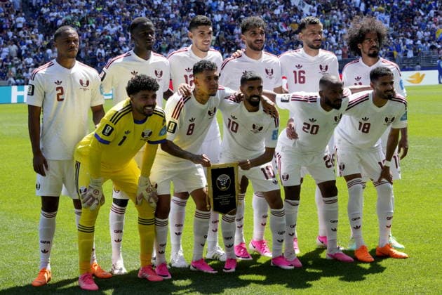 FIFA World Cup, WM, Weltmeisterschaft, Fussball 2026 - Group B - Bosnia and Herzegovina vs Qatar Players of Qatar pose for a family picture ahead of the FIFA World Cup 2026 group stage match Bosnia and Herzegovina against Qatar, in Seattle, Washington, USA, 24 June 2026. SEATTLE United States  Copyright: xSTEPHANxBRASHEARx