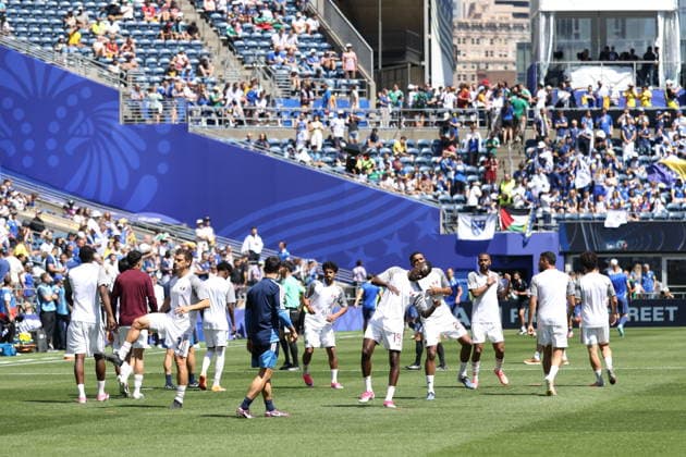 Bosnia and Herzegovina v Qatar - FIFA World Cup, WM, Weltmeisterschaft, Fussball 2026 - Group B SEATTLE, USA - JUNE 24: Players warm up prior the 2026 FIFA World Cup First Stage Group B match between Bosnia and Herzegovina and Qatar at Lumen Field (Seattle Stadium) in Seattle, Washington, United States on June 24, 2026. Samah Zidan Anadolu Washington United States. Editorial use only. Please get in touch for any other usage.  Copyright: x2026xAnadoluxSamahxZidanx