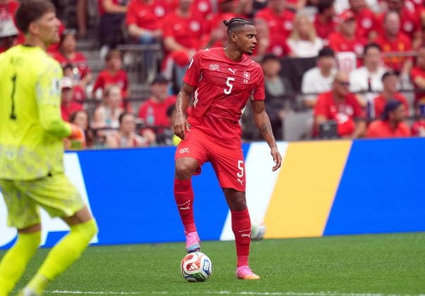 FIFA World Cup, WM, Weltmeisterschaft, Fussball 2026 - Group B - Switzerland vs Canada Manuel Akanji of Switzerland in action during the FIFA World Cup 2026 group stage match Switzerland against Canada, in Vancouver, Canada, 24 June 2026. VANCOUVER Canada  Copyright: xBOBxFRIDx