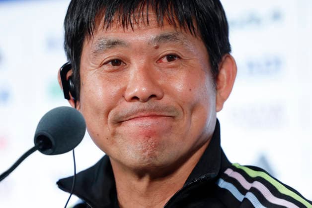 Japan s head coach Hajime Moriyasu speaks at a press conference, PK, Pressekonferenz in Dallas, USA, 24 June 2026. Press conference of the Japanese national football team !ACHTUNG: NUR REDAKTIONELLE NUTZUNG!  Copyright: xMariscalx GR3296 20260624-55020698196_1