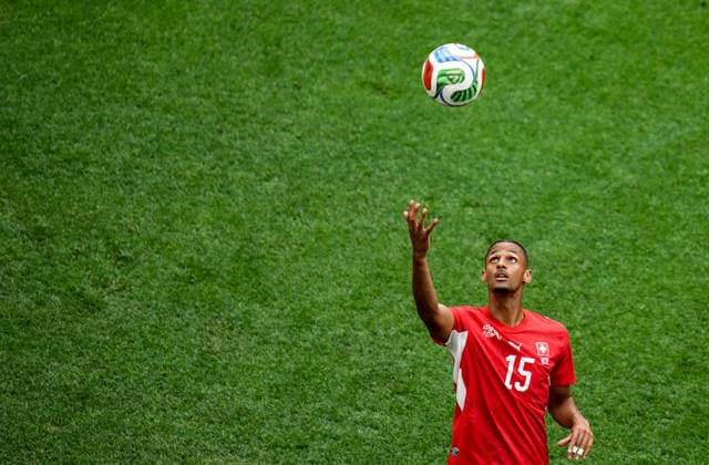 Switzerland v Canada - FIFA World Cup, WM, Weltmeisterschaft, Fussball 2026 - Group B VANCOUVER, CANADA - JUNE 24: Djibril Sow (15) of Switzerland in action during the 2026 FIFA World Cup Group B match between Switzerland and Canada at BC Place Stadium in Vancouver, Canada, on June 24, 2026. Ercin Erturk Anadolu Vancouver Canada. Editorial use only. Please get in touch for any other usage.  Copyright: x2026xAnadoluxErcinxErturkx