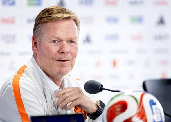 KANSAS CITY - National coach Ronald Koeman during a press conference, PK, Pressekonferenz of the Dutch national team, Nationalteam ahead of the World Cup match against Tunisia, on June 24, 2026, in Kansas City. KOEN VAN WEEL ANP xVIxANPxSportx xxANPxIVx 561876120 originalFilename: 561876120.jpg