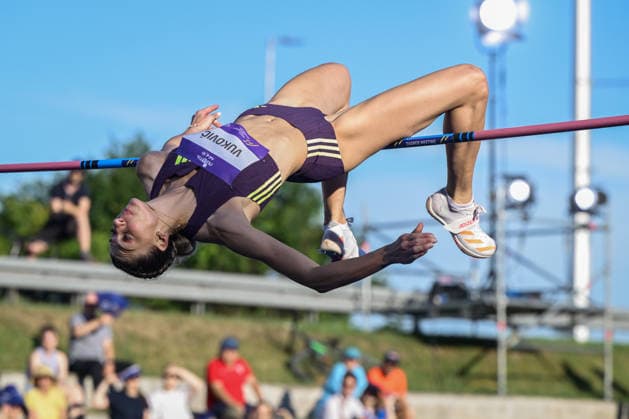 76th Boris Hanzekovic Memorial ZAGREB, CROATIA - JUNE 24: Marija Vukovic of Montenegro competes in Women s High Jump during the 76th Boris Hanzekovic Memorial, part of the World Athletics Continental Tour Gold 2026 at City Fountains on June 24, 2026 in Zagreb, Croatia.  NevaxZganec PIXSELL