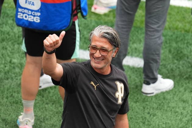 Switzerland v Canada - FIFA World Cup, WM, Weltmeisterschaft, Fussball 2026 - Group B VANCOUVER, CANADA - JUNE 24: Head coach Murat Yakin of Switzerland celebrates after the 2026 FIFA World Cup Group B match between Switzerland and Canada at BC Place Stadium in Vancouver, Canada, on June 24, 2026. Ercin Erturk Anadolu British Columbia Canada. Editorial use only. Please get in touch for any other usage.  Copyright: x2026xAnadoluxErcinxErturkx