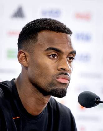 KANSAS CITY - Ryan Gravenberch during a press conference, PK, Pressekonferenz of the Dutch national team, Nationalteam ahead of the World Cup match against Tunisia, on June 24, 2026, in Kansas City. KOEN VAN WEEL ANP xVIxANPxSportx xxANPxIVx 561878594 originalFilename: 561878594.jpg