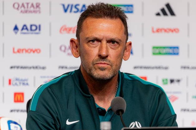 FIFA World Cup, WM, Weltmeisterschaft, Fussball 2026 - Australia training and press conference, PK, Pressekonferenz Socceroos coach Tony Popovic during a press conference ahead of their match against Paraguay at the San Francisco Bay Area Stadium in Santa Clara, California, United States, 24 June 2026. Alameda California United States  Copyright: xJasonxHenryx