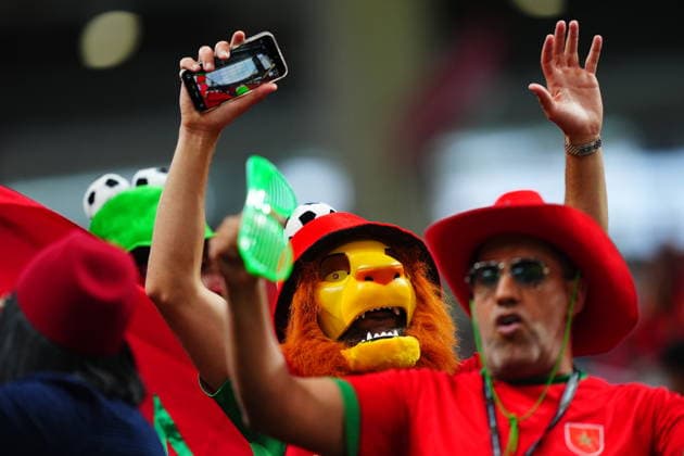 Morocco v Haiti - FIFA World Cup, WM, Weltmeisterschaft, Fussball 2026 - Group C ATLANTA, USA - JUNE 24: Fans gather prior to 2026 FIFA World Cup First Stage Group C match between Morocco and Haiti at Mercedes-Benz Stadium (Atlanta Stadium) in Atlanta, Georgia, United States on June 24, 2026. Evrim Aydin Anadolu Georgia United States. Editorial use only. Please get in touch for any other usage.  Copyright: x2026xAnadoluxEvrimxAydinx