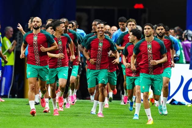 Morocco v Haiti - FIFA World Cup, WM, Weltmeisterschaft, Fussball 2026 - Group C ATLANTA, USA - JUNE 24: Players of Morocco warm up prior to 2026 FIFA World Cup First Stage Group C match between Morocco and Haiti at Mercedes-Benz Stadium (Atlanta Stadium) in Atlanta, Georgia, United States on June 24, 2026. Evrim Aydin Anadolu Georgia United States. Editorial use only. Please get in touch for any other usage.  Copyright: x2026xAnadoluxEvrimxAydinx