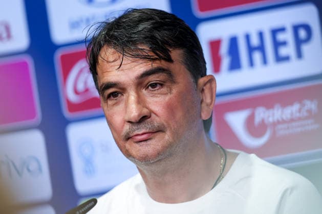 Croatia Training And press conference, PK, Pressekonferenz - FIFA World Cup, WM, Weltmeisterschaft, Fussball 2026 ALEXANDRIA, VIRGINIA - JUNE 24: Head coach of Croatia Zlatko Dalic speaks to the media during the press conference of Croatia national football team at training centre at Episcopal High School on June 24, 2026 in Alexandria, Virginia.  IgorxKralj PIXSELL