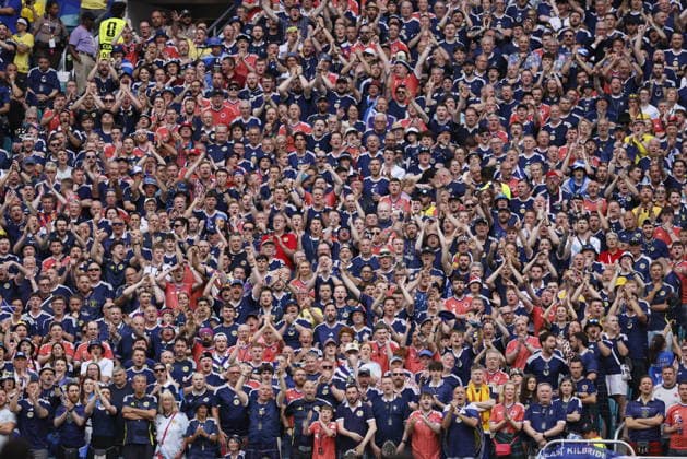 Scotland v Brazil: Group C - FIFA World Cup, WM, Weltmeisterschaft, Fussball 2026 Scottish fans before the FIFA World Cup 2026 Group C match between Scotland and Brazil at Miami Stadium on June 24, 2026 in Miami, United States. Miami Gardens Miami Stadium FL United States Copyright: xAllstarxPicturexLibraryxLtdx