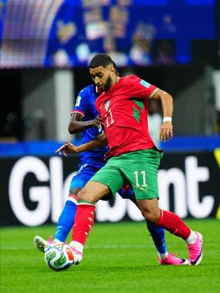 Morocco v Haiti - FIFA World Cup, WM, Weltmeisterschaft, Fussball 2026 - Group C ATLANTA, USA - JUNE 24: Ismael Saibari of Morocco in action during 2026 FIFA World Cup First Stage Group C match between Morocco and Haiti at Mercedes-Benz Stadium (Atlanta Stadium) in Atlanta, Georgia, United States on June 24, 2026. Evrim Aydin Anadolu Georgia United States. Editorial use only. Please get in touch for any other usage.  Copyright: x2026xAnadoluxEvrimxAydinx