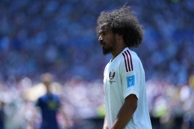 FIFA World Cup, WM, Weltmeisterschaft, Fussball 26 Group B - Bosnia and Herzegovina vs Qatar SEATTLE, WASHINGTON - JUNE 24: Akram Afif 11 of Qatar during the FIFA World Cup 2026 Group B match between Bosnia and Herzegovina and Qatar at Seattle Stadium on June 24, 2026 in Seattle, Washington. photo by Mohamed Gamal JNA Press SEATTLE United States of America Copyright: x xMohamedxGamalxTageldinx xJNAxPressx