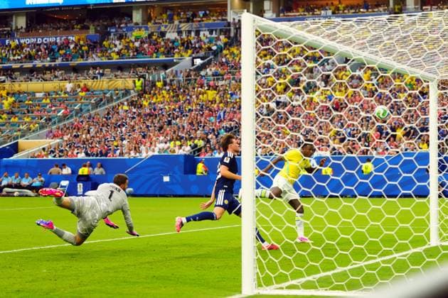 Vinicius Junior of Brazil scores his second goal Scotland v Brazil, 2026 FIFA World Cup, WM, Weltmeisterschaft, Fussball Group C, Football, Miami Stadium, Miami, Florida, USA - 24 Jun 2026Miami Miami Stadium Florida (FL) United States of America EDITORIAL USE ONLY No use with unauthorised audio, video, data, fixture lists, club league logos or live services. Online in-match use limited to 120 images, no video emulation. No use in betting, games or single club league player publications.  Copyright: xJavierxGarcia Shutterstockx 16956030cf