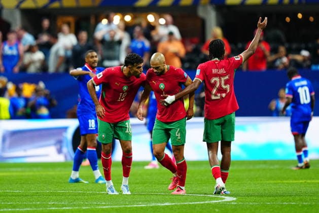 Morocco v Haiti - FIFA World Cup, WM, Weltmeisterschaft, Fussball 2026 - Group C ATLANTA, USA - JUNE 24: Sofyan Amrabat (4) of Morocco is seen during 2026 FIFA World Cup First Stage Group C match between Morocco and Haiti at Mercedes-Benz Stadium (Atlanta Stadium) in Atlanta, Georgia, United States on June 24, 2026. Evrim Aydin Anadolu Georgia United States. Editorial use only. Please get in touch for any other usage.  Copyright: x2026xAnadoluxEvrimxAydinx