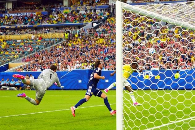 Vinicius Junior of Brazil scores his second goal Scotland v Brazil, 2026 FIFA World Cup, WM, Weltmeisterschaft, Fussball Group C, Football, Miami Stadium, Miami, Florida, USA - 24 Jun 2026Miami Miami Stadium Florida (FL) United States of America EDITORIAL USE ONLY No use with unauthorised audio, video, data, fixture lists, club league logos or live services. Online in-match use limited to 120 images, no video emulation. No use in betting, games or single club league player publications.  Copyright: xJavierxGarcia Shutterstockx 16956030cg