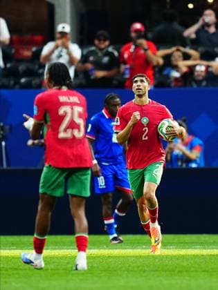 Morocco v Haiti - FIFA World Cup, WM, Weltmeisterschaft, Fussball 2026 - Group C ATLANTA, USA - JUNE 24: Achraf Hakimi of Morocco celebrates after scoring a goal during 2026 FIFA World Cup First Stage Group C match between Morocco and Haiti at Mercedes-Benz Stadium (Atlanta Stadium) in Atlanta, Georgia, United States on June 24, 2026. Evrim Aydin Anadolu Georgia United States. Editorial use only. Please get in touch for any other usage.  Copyright: x2026xAnadoluxEvrimxAydinx