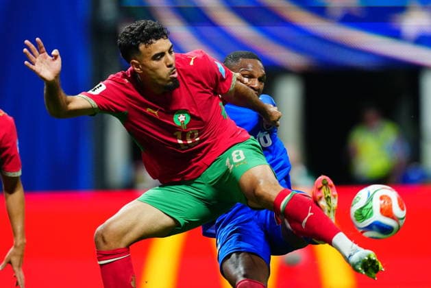 Morocco v Haiti - FIFA World Cup, WM, Weltmeisterschaft, Fussball 2026 - Group C ATLANTA, USA - JUNE 24: Chadi Riad of Morocco in action during 2026 FIFA World Cup First Stage Group C match between Morocco and Haiti at Mercedes-Benz Stadium (Atlanta Stadium) in Atlanta, Georgia, United States on June 24, 2026. Evrim Aydin Anadolu Georgia United States. Editorial use only. Please get in touch for any other usage.  Copyright: x2026xAnadoluxEvrimxAydinx
