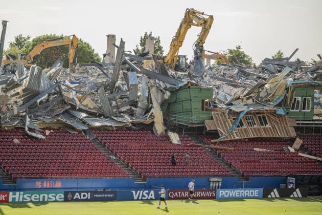 260624 The stadium at a training session with the Swedish national football team during day 14 of the FIFA World Cup, WM, Weltmeisterschaft, Fussball 2026 on June 24, 2026 in Dallas. Photo: Petter Arvidson BILDBYRAN kod PA PA1256 fotboll football soccer fotball vm fotbolls-vm fotball-vm fotbolls-vm 2026 fifa world cup 2026 träning practice training sverige sweden sverige a day 14 bbeng *** 260624 The stadium during a training session with the Swedish national soccer team on Day 14 of the 2026 FIFA World Cup on June 24, 2026 in Dallas. Photo by Petter Arvidson, BILDBYRAN. Code: PA PA1256. soccer, football, soccer World Cup, 2026 FIFA World Cup, training, Sweden, Sweden A, day 14 bbeng  Copyright: PETTERxARVIDSON BB260624PA091