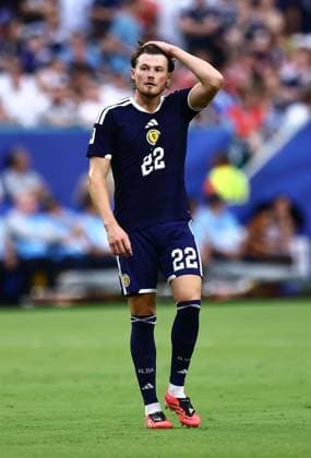 Nathan Patterson of Scotland dejected Scotland v Brazil, 2026 FIFA World Cup, WM, Weltmeisterschaft, Fussball Group C, Football, Miami Stadium, Miami, Florida, USA - 24 Jun 2026Miami Miami Stadium Florida (FL) United States of America EDITORIAL USE ONLY No use with unauthorised audio, video, data, fixture lists, club league logos or live services. Online in-match use limited to 120 images, no video emulation. No use in betting, games or single club league player publications.  Copyright: xMichaelxZemanek Shutterstockx 16956031bw