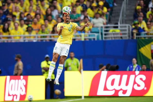 Scotland v Brazil: Group C - FIFA World Cup, WM, Weltmeisterschaft, Fussball 2026 Danilo of Brazil in action during the FIFA World Cup 2026 Group C match between Scotland and Brazil at Miami Stadium on June 24, 2026 in Miami, United States. Miami Gardens FL United States  Copyright: xJosexBretonx originalFilename:bretonhernandez-scotland260624_npmRM.jpg