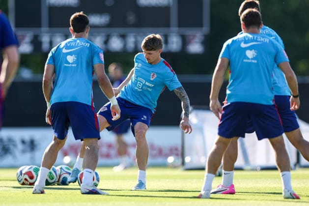 Croatia Training And press conference, PK, Pressekonferenz - FIFA World Cup, WM, Weltmeisterschaft, Fussball 2026 ALEXANDRIA, VIRGINIA - JUNE 24: Kristijan Jakic of Croatia during the training session of Croatian national football team at training centre at Episcopal High School on June 24, 2026 in Alexandria, Virginia.  IgorxKralj PIXSELL