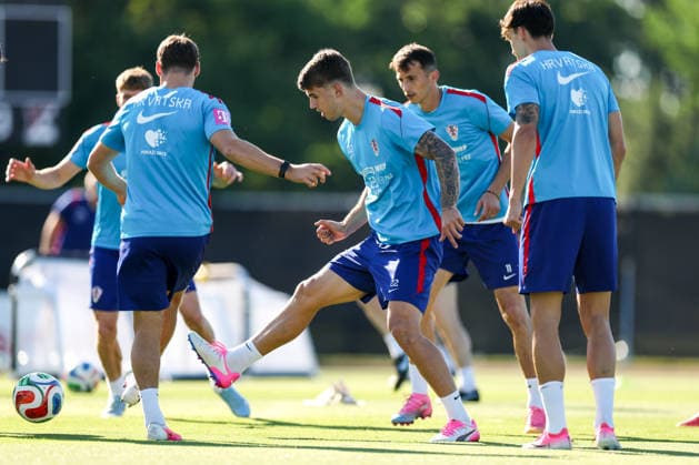 Croatia Training And press conference, PK, Pressekonferenz - FIFA World Cup, WM, Weltmeisterschaft, Fussball 2026 ALEXANDRIA, VIRGINIA - JUNE 24: Luka Vuskovic of Croatia during the training session of Croatian national football team at training centre at Episcopal High School on June 24, 2026 in Alexandria, Virginia.  IgorxKralj PIXSELL