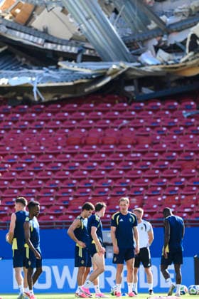 260624 Players of the Swedish national football team at a training session during day 14 of the FIFA World Cup, WM, Weltmeisterschaft, Fussball 2026 on June 24, 2026 in Dallas. Photo: Ludvig Thunman BILDBYRAN kod LT PA1256 fotboll football soccer fotball vm fotbolls-vm fotball-vm fotbolls-vm 2026 fifa world cup 2026 träning practice training sverige sweden sverige a day 14 bbeng *** 260624 Players of the Swedish national soccer team at a training session on Day 14 of the 2026 FIFA World Cup on June 24, 2026 in Dallas. Photo by Ludvig Thunman, BILDBYRAN. Code: LT PA1256. soccer, football, soccer World Cup, 2026 FIFA World Cup, training, Sweden, Sweden A, day 14 bbeng  Copyright: LUDVIGxTHUNMAN BB260624LT051
