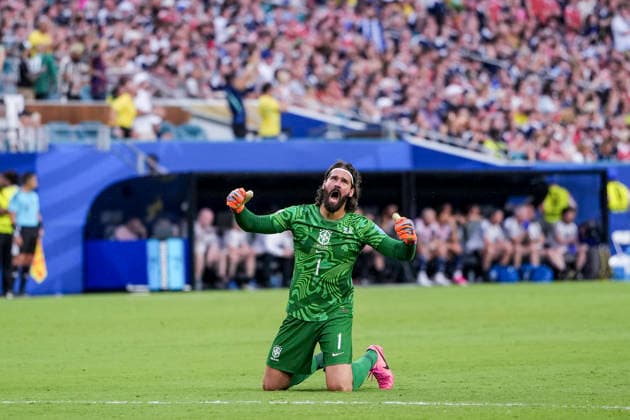 Alisson Becker of Brazil during the match between Scotland and Brazil, the third round of the group stage of the 2026 World Cup, held at Miami Stadium in Miami, United States. Richard Callis Fotoarena (Richard Callis SPP)  Copyright: xRichardxCallisx xSPPx spp-en-RiCa-2969568