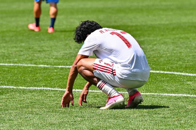 June 24, 2026: Qatar midfielder Ahmed al-Ganehi (17) after his team lost in the FIFA World Cup, WM, Weltmeisterschaft, Fussball group stage match between Bosnia - Herzegovina and Qatar in Seattle, WA.Bosnia - Herzegovina defeated Qatar 3-1. CSM Seattle United States - ZUMAc04_ 20260624_zma_c04_008 Copyright: xStevexFaberx