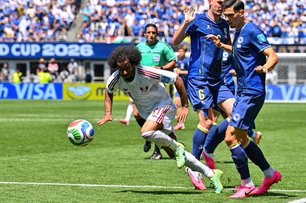 June 24, 2026: = during the FIFA World Cup, WM, Weltmeisterschaft, Fussball match between Bosnia - Herzegovina and Qatar in Seattle, WA.Bosnia - Herzegovina defeated Qatar 3-1. CSM Seattle United States - ZUMAc04_ 20260624_zma_c04_011 Copyright: xStevexFaberx