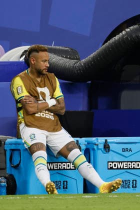 Scotland v Brazil: Group C - FIFA World Cup, WM, Weltmeisterschaft, Fussball 2026 Neymar of Brazil on the side line during the FIFA World Cup 2026 Group C match between Scotland and Brazil at Miami Stadium on June 24, 2026 in Miami, United States. Miami Gardens Miami Stadium FL United States Copyright: xAllstarxPicturexLibraryxLtdx