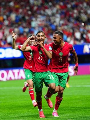 Morocco v Haiti - FIFA World Cup, WM, Weltmeisterschaft, Fussball 2026 - Group C ATLANTA, USA - JUNE 24: Gassime Yassine (16) of Morocco celebrates after scoring a goal during 2026 FIFA World Cup First Stage Group C match between Morocco and Haiti at Mercedes-Benz Stadium (Atlanta Stadium) in Atlanta, Georgia, United States on June 24, 2026. Evrim Aydin Anadolu Georgia United States. Editorial use only. Please get in touch for any other usage.  Copyright: x2026xAnadoluxEvrimxAydinx