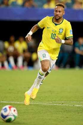 Scotland v Brazil: Group C - FIFA World Cup, WM, Weltmeisterschaft, Fussball 2026 Neymar of Brazil on the ball during the FIFA World Cup 2026 Group C match between Scotland and Brazil at Miami Stadium on June 24, 2026 in Miami, United States. Miami Gardens Miami Stadium FL United States Copyright: xAllstarxPicturexLibraryxLtdx