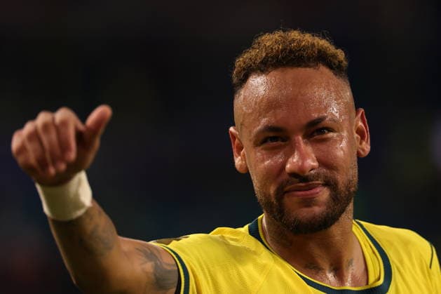 FIFA World Cup, WM, Weltmeisterschaft, Fussball 2026 - Group C - Scotland vs Brazil Neymar of Brazil greets their supporters after winning the FIFA World Cup 2026 group stage match Scotland against Brazil, in Miami, Florida, USA, 24 June 2026. MIAMI United States  Copyright: xCRISTOBALxHERRERA-ULASHKEVICHx