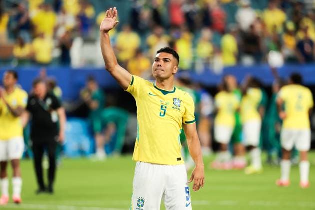 RECORD DATE NOT STATED FIFA World Cup, WM, Weltmeisterschaft, Fussball 2026 - Group C - Scotland v Brazil Casemiro player of Brazil after the match between Scotland and Brazil in the third round of Group C of the 2026 FIFA World Cup group stage at Miami Stadium, in Florida, United States, on Wednesday, June 24, 2026.(Foto: Vanessa Carvalho Brazil Photo Press IMAGO) Sports %G Copyright: xVanessaxCarvalhox