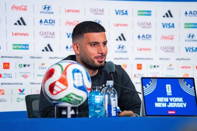 FIFA Fussball Weltmeisterschaft 2026, Gruppe E, Spiel 3, Ecuador vs Deutschand, 24.06.2026, Metlife-Stadion in New Jersey Pressekonferenz vor dem Spiel mit Julian Nagelsmann (Deutschland) und Deniz Undav (Deutschland) *** 2026 FIFA World Cup, Group E, Match 3, Ecuador vs. Germany, June 24, 2026, MetLife Stadium in New Jersey. Pre-match press conference with Julian Nagelsmann (Germany) and Deniz Undav (Germany) Copyright: xBahhoxKarax