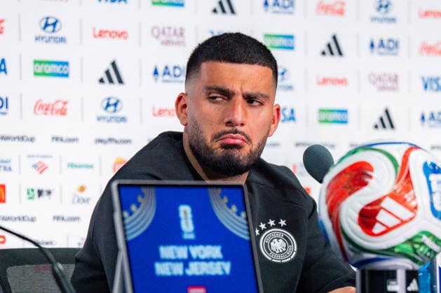FIFA Fussball Weltmeisterschaft 2026, Gruppe E, Spiel 3, Ecuador vs Deutschand, 24.06.2026, Metlife-Stadion in New Jersey Pressekonferenz vor dem Spiel mit Julian Nagelsmann (Deutschland) und Deniz Undav (Deutschland) *** 2026 FIFA World Cup, Group E, Match 3, Ecuador vs. Germany, June 24, 2026, MetLife Stadium in New Jersey. Pre-match press conference with Julian Nagelsmann (Germany) and Deniz Undav (Germany) Copyright: xBahhoxKarax