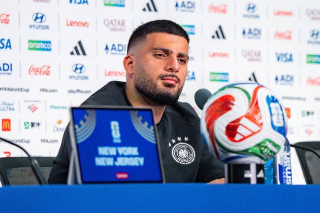 FIFA Fussball Weltmeisterschaft 2026, Gruppe E, Spiel 3, Ecuador vs Deutschand, 24.06.2026, Metlife-Stadion in New Jersey Pressekonferenz vor dem Spiel mit Julian Nagelsmann (Deutschland) und Deniz Undav (Deutschland) *** 2026 FIFA World Cup, Group E, Match 3, Ecuador vs. Germany, June 24, 2026, MetLife Stadium in New Jersey. Pre-match press conference with Julian Nagelsmann (Germany) and Deniz Undav (Germany) Copyright: xBahhoxKarax